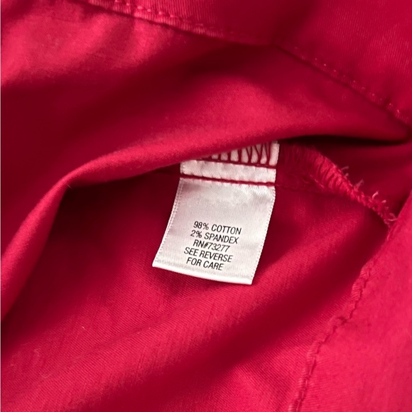 Croft & Barrow Stretch Red Jean Jacket Size M - Picture 6 of 6